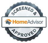 HomeAdvisor screened and approved seal for services